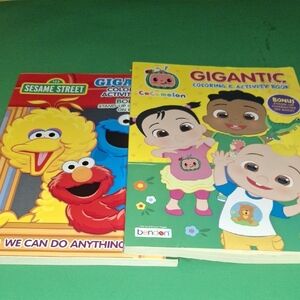 Nickelodeon Gigantic Coloring & Activity Book - Yellow and Red
